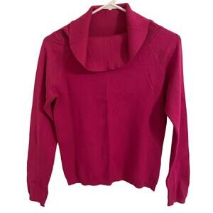 NWOT Worthington Long Sleeve Pink Turtleneck Sweater Womens size small